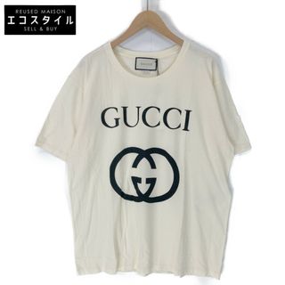 グッチ(Gucci)のグッチ ｱｲﾎﾞﾘｰ 18年 493117 X3Q35 ｲﾝﾀｰﾛｯｷﾝｸﾞG ｺｯﾄﾝ ｵｰﾊﾞｰｻｲｽﾞ Tｼｬﾂ XXXL(その他)