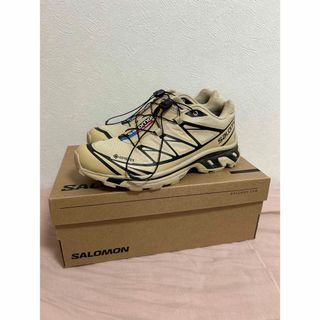 SALOMON - SALOMON XT-6 GTX ベージュ 25.0