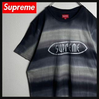 シュプリーム(Supreme)の【美品】シュプリーム　ビッグロゴ　グラデーション　Tシャツ　人気Lサイズ(Tシャツ/カットソー(半袖/袖なし))