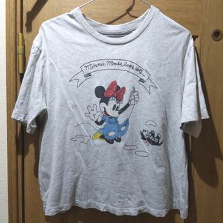 ディズニー(Disney)のディズニー　ミニーちゃんのＴシャツ　サイズＭ　[493](Tシャツ(半袖/袖なし))