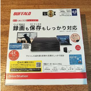 バッファロー(Buffalo)のBUFFALO 外付けHDD HD-NRLD4.0U3-BA(PC周辺機器)