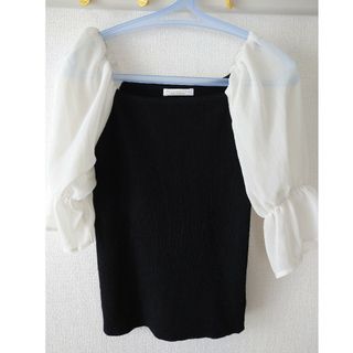 プロポーションボディドレッシング(PROPORTION BODY DRESSING)の2Ｗay楊柳スリーブニット(カットソー(半袖/袖なし))