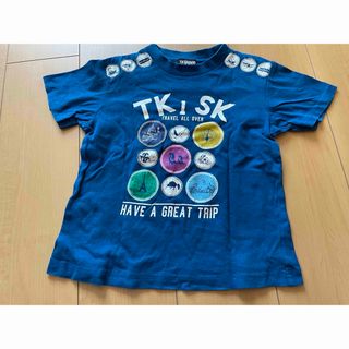 ザショップティーケー(THE SHOP TK)のTK SAPKID ブルー半袖Tシャツ　130㎝(Tシャツ/カットソー)