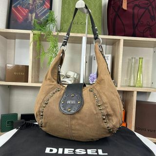 ディーゼル(DIESEL)の希少 Y2K DIESEL スタッズ ショルダーバッグ(ショルダーバッグ)