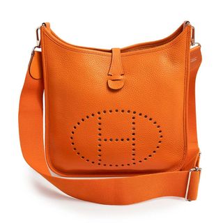 エルメス(Hermes)のエルメス HERMES エブリン エヴリン 3 トロワ 29 PM ショルダーバッグ 斜め掛け トリヨンクレマンス レザー フー オレンジ シルバー金具 □P刻印 HERMES（未使用保管品）(ショルダーバッグ)