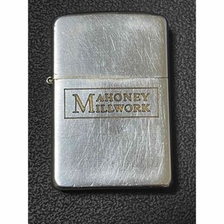 ジッポー(ZIPPO)の1955年後期製ヴィンテージZippo「MAHONEY MILLWORK」(タバコグッズ)