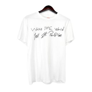 シュプリーム(Supreme)のシュプリーム Supreme ■ 19SS 【 Buju Banton Wake The World Tee 】 ブジュ バントン ウェイク ザ ワールド 半袖 Tシャツ 33690(Tシャツ/カットソー(半袖/袖なし))