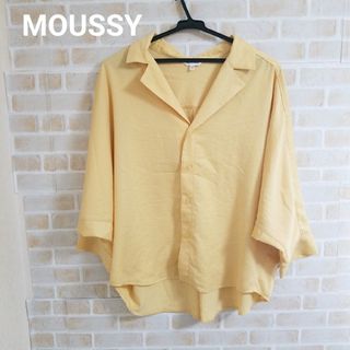 MOUSSY オープンカラーサテンシャツ(シャツ/ブラウス(長袖/七分))