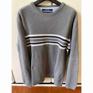 トミーヒルフィガー(TOMMY HILFIGER)のトミーヒルフィガー　サマーニット　メンズ　M(ニット/セーター)