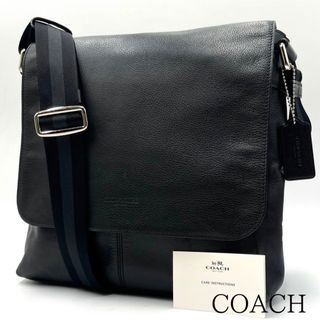 コーチ(COACH)のOACH コーチ ショルダーバッグ メッセンジャー サリバン レザー ブラック(ショルダーバッグ)