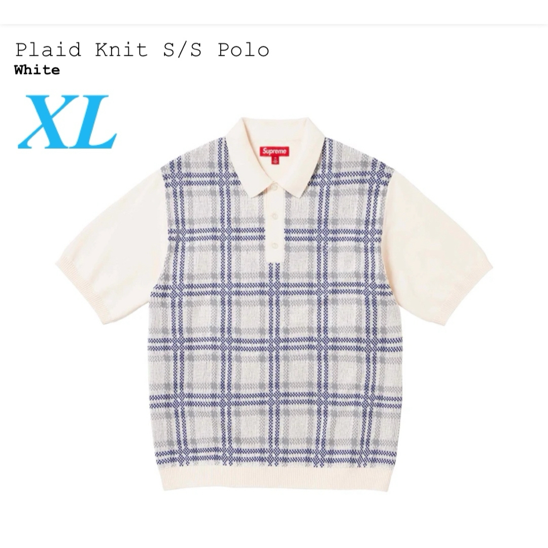 Supreme - Supreme Plaid Knit S/S Polo