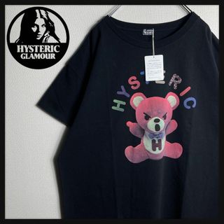 ヒステリックグラマー(HYSTERIC GLAMOUR)の【未使用品】ヒステリックグラマー　アーチロゴ　ベア　定番カラーTシャツ(Tシャツ/カットソー(半袖/袖なし))