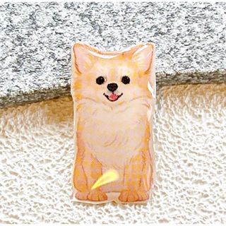 犬　わんちゃん　チワワ　ヘアゴム　ブローチ　ミニチャーム　プレゼント　目印