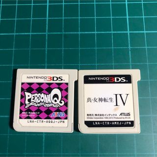 ニンテンドー3DS(ニンテンドー3DS)のペルソナQと真女神転生Ⅳのセット(携帯用ゲームソフト)