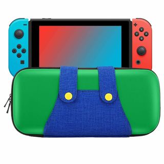 【色: GreenBlue】Switch ケース ATiC Switch 有機E(その他)