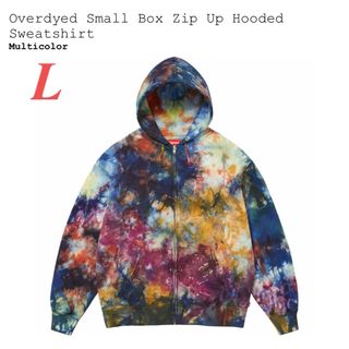 Supreme - Supreme Overdyed Small Box Zip Up Hooded