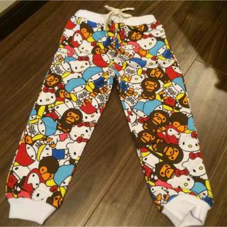 アベイシングエイプ(A BATHING APE)の★新品★〜62BAPE KIDS スウェットパンツ エイプ(パンツ/スパッツ)