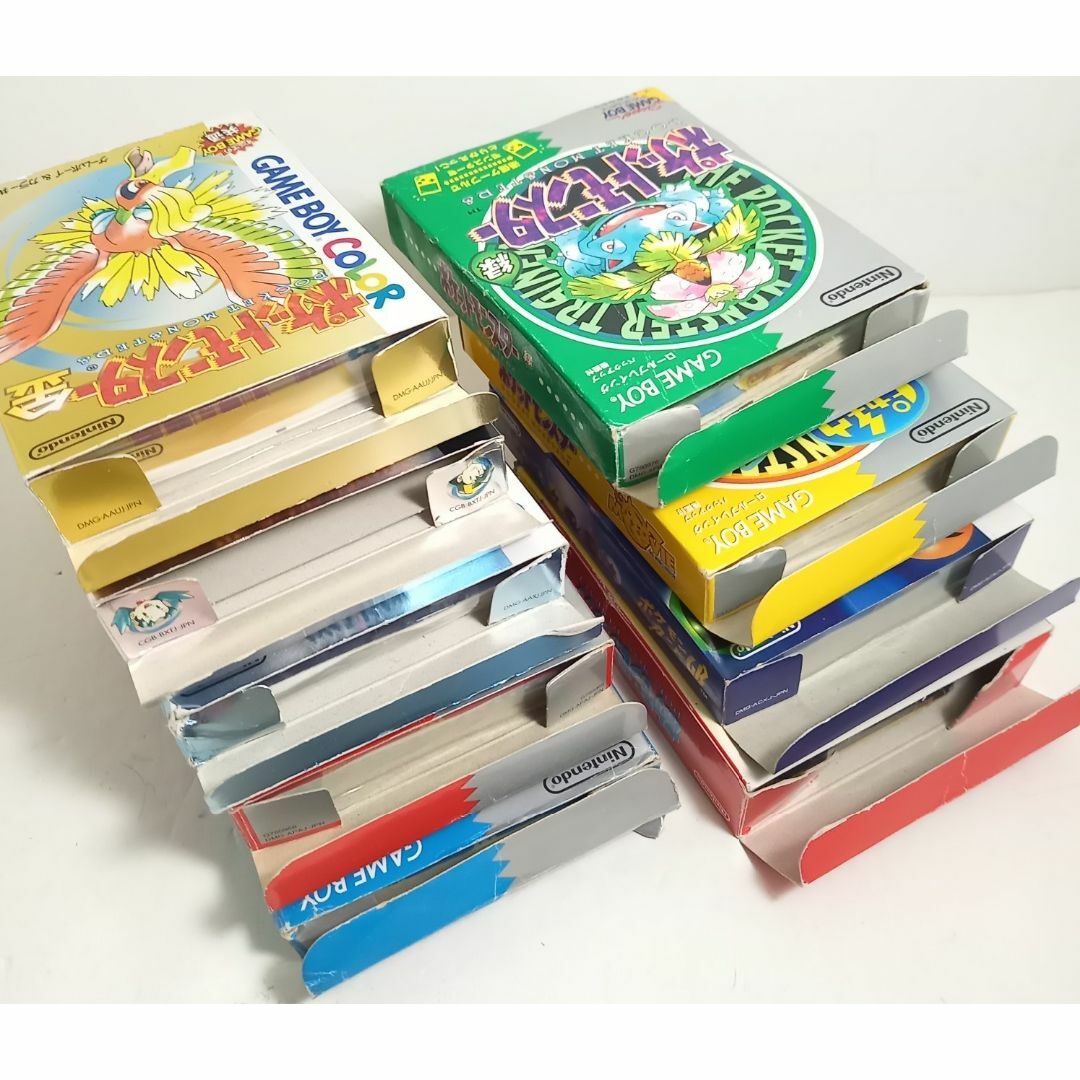 ゲームボーイ - 【全て箱、説明書付属】ポケモン 赤青緑黄金銀 ゲームボーイ - 【全て箱、説明書付属】ポケモン 赤青緑黄金銀