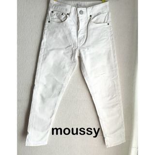 moussy - 6/2まで値下げ！moussyデニムパンツ　ホワイト