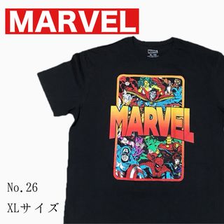 マーベル(MARVEL)の【新品】　MARVEL アベンジャーズ　メンズXLサイズTシャツ　ラスト1点(Tシャツ/カットソー(半袖/袖なし))