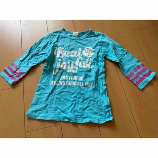 e.a.B - べべ姉妹　イージーフリーク  水色7分袖Tシャツ　130㎝