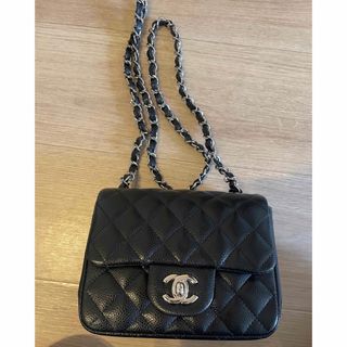 シャネル　Chanel ミニマトラッセ　キャビア　美品