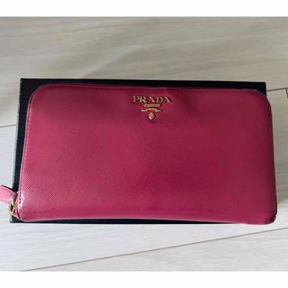 プラダ(PRADA)のPrada Saffiano ピンク　長財布　Peonia(財布)