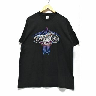 ＠美品 DALTA デルタ オールステート モーターサイクルTシャツtt64(Tシャツ/カットソー(半袖/袖なし))