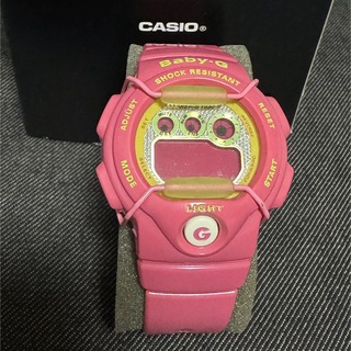 ベビージー(Baby-G)のレアカラー Baby-G デジタル腕時計 ラメピンク(腕時計)