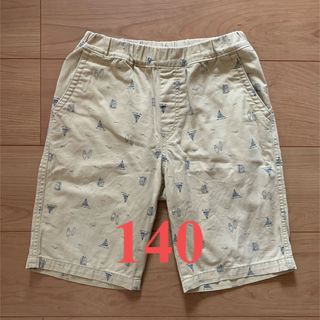 ユニクロ(UNIQLO)の140㎝ ハーフパンツ UNIQLO ベージュ(パンツ/スパッツ)