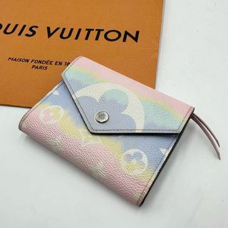 ルイヴィトン(LOUIS VUITTON)のIC搭載/美品 ルイヴィトン ヴィクトリーヌ LVエスカル 三つ折り パステル(財布)