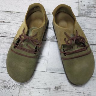 ビルケンシュトック(BIRKENSTOCK)の【USED】ビルケンシュトック モンタナ ツートンカラー サイズ37(ローファー/革靴)