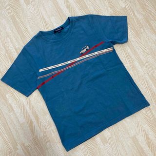 バーバリー(BURBERRY)のバーバリーロンドン　キッズ　Tシャツ　男の子　ブルー　130 車　綿100%(Tシャツ/カットソー)