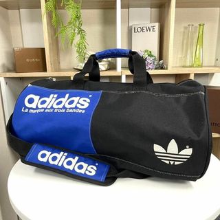 アディダス(adidas)の美品 90's 00's adidas ボストンバック 刺繍 トレフォイル(ボストンバッグ)