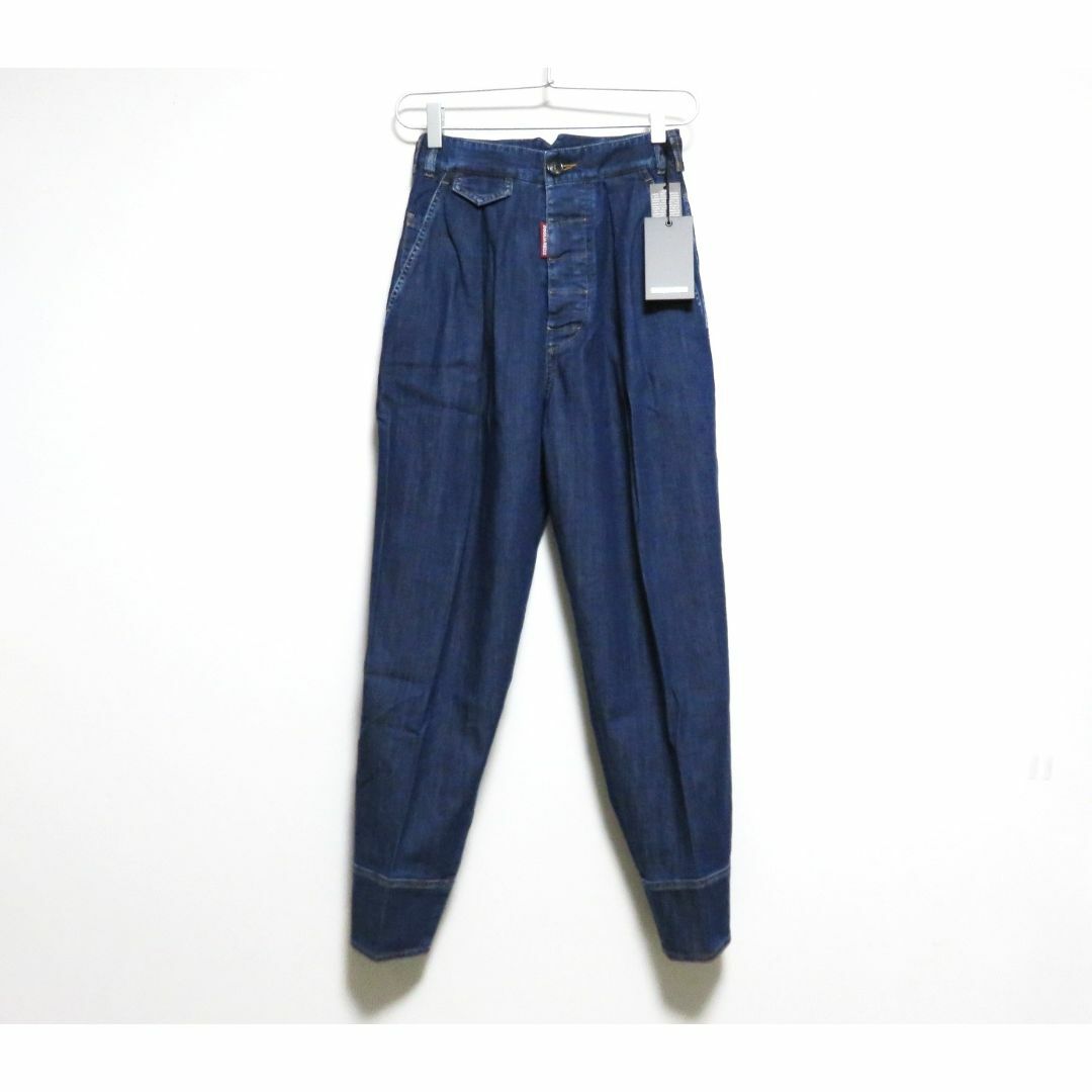 新品 DSQUARED2 タック デニム パンツ 36 イタリア製 新品 DSQUARED2 タック デニム パンツ 36 イタリア製