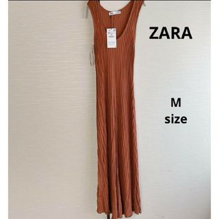 ザラ(ZARA)のZARA　新品訳あり　ワンピース　マキシワンピース　M(ロングワンピース/マキシワンピース)