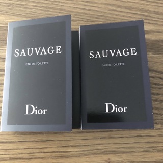 ディオール(Dior)のディオール ソヴァージュ オードゥトワレ ソバージュ　サンプル×2(香水(男性用))