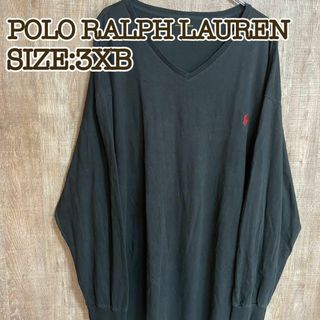 POLO RALPH LAUREN - Polo Ralph Lauren ラルフローレン　ロンT　黒　刺繍ロゴ　3XO