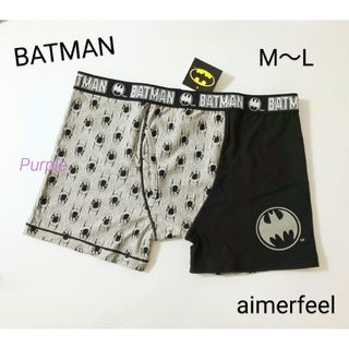 エメフィール(aimer feel)の【未使用】aimerfeel メンズ BATMAN ボクサーパンツ／グレー系(ボクサーパンツ)