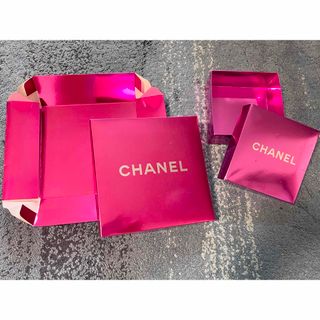 シャネル(CHANEL)の未使用新品　CHANEL コスメボックス　ピンク大1個(その他)