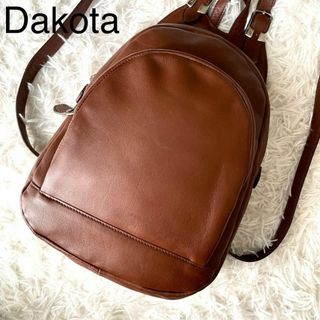 ★極美品 Dakota ダコタ リュック オールレザー バックパック ブラウン