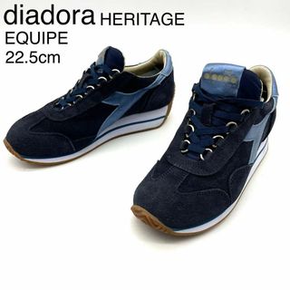 ディアドラヘリテージ(diadora HERITAGE)のディアドラ ヘリテージ エキップ スニーカー ストーンウォッシュ加工 22.5(スニーカー)