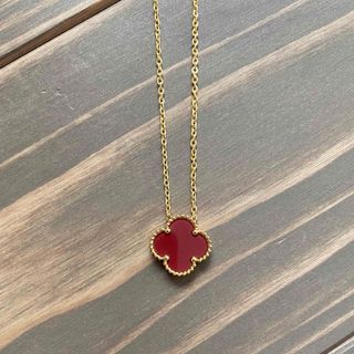 Four Leaf Clover necklace RED(ネックレス)