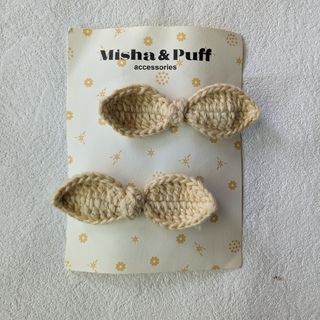 Misha & Puff - □misha&puff□Leaf Hair Clip□straw