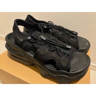 ナイキ(NIKE)のNIKE エアマックスココ ブラック 24.0(サンダル)