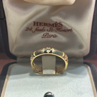 エルメス(Hermes)のHERMESエルメス750イエローゴールドリング(リング(指輪))