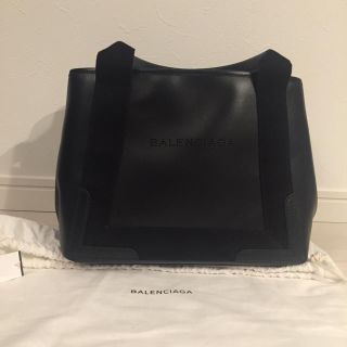 バレンシアガバッグ(BALENCIAGA BAG)のバレンシアガ♡新作 レザーカバ S ブラック(トートバッグ)