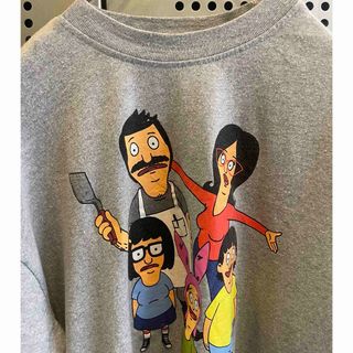 古着　ヴィンテージ　Tシャツ　プリントTシャツ　bobs burgers 派手(Tシャツ(半袖/袖なし))