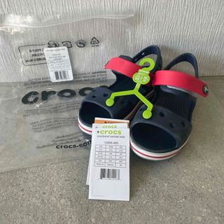 クロックス(crocs)のクロックスキッズサンダル18.5cm クロックバンドネイビー(サンダル)