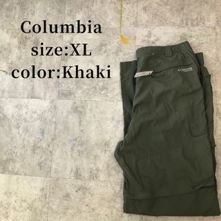 コロンビア(Columbia)のColumbia ナイロンカーゴパンツ ジップ ハーフパンツ アメカジ 古着(ワークパンツ/カーゴパンツ)